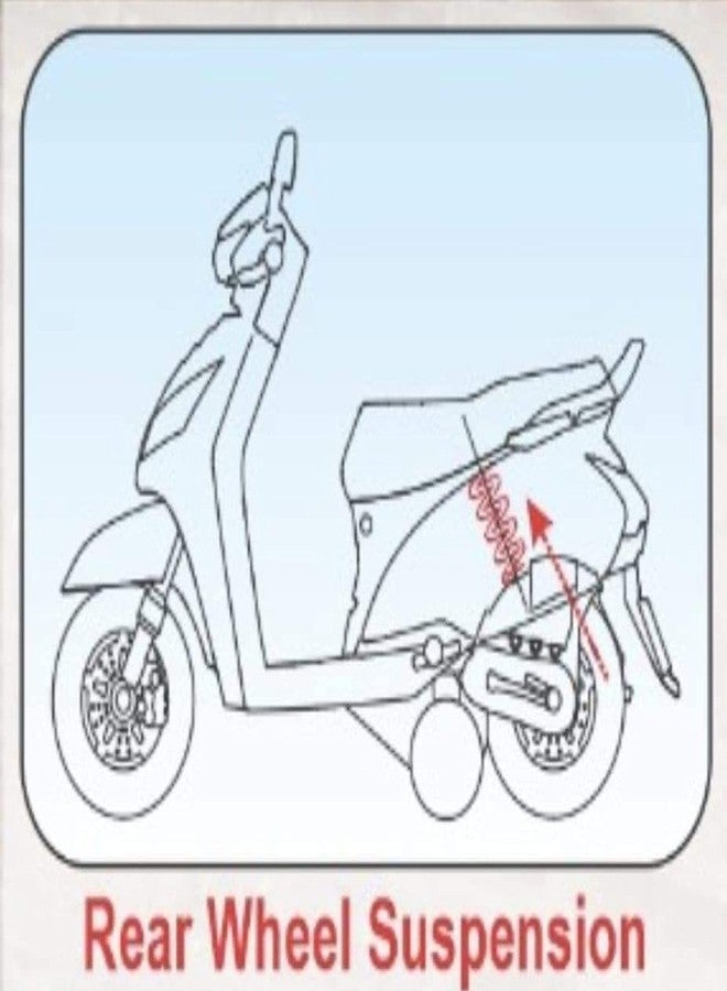 CENTY Toys Bestiva Grey Colour Scooty Toy - Pull Back Action- Rear Wheel Suspension Moves - Seat Opens - Pull Back Action That Can Change To Free Wheel, 3-12 years - Image 5